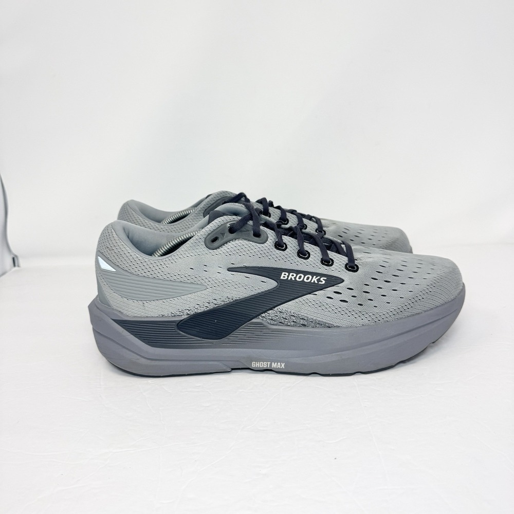 Brooks Ghost Max 3 Men's Running Shoes Size 12.5 D Primer Grey/Ebony